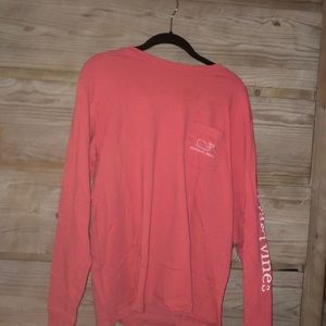 Salmon colored vineyard vines longsleeve
